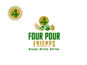 Logo Design by briliana for Four Pour Friends | Design: #3478896