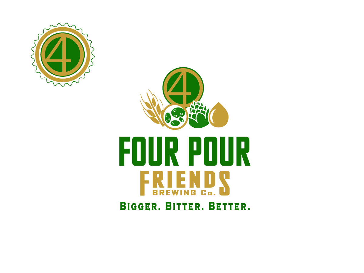 Logo Design by briliana for Four Pour Friends | Design #3478900