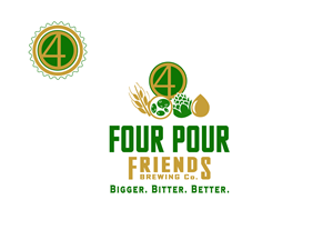 Logo Design by briliana for Four Pour Friends | Design: #3478900