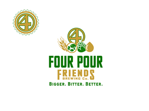 Logo Design by briliana for Four Pour Friends | Design: #3478921