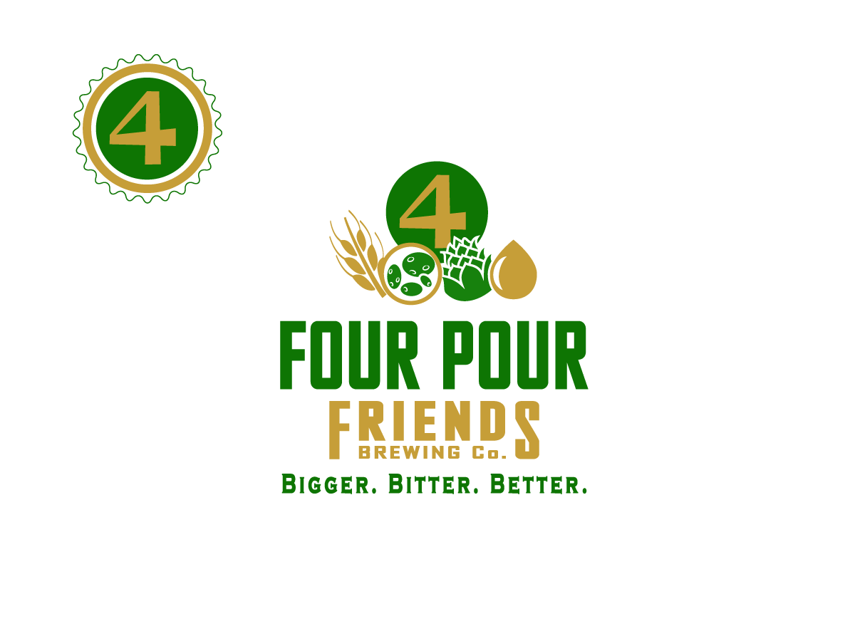 Logo Design by briliana for Four Pour Friends | Design #3478925