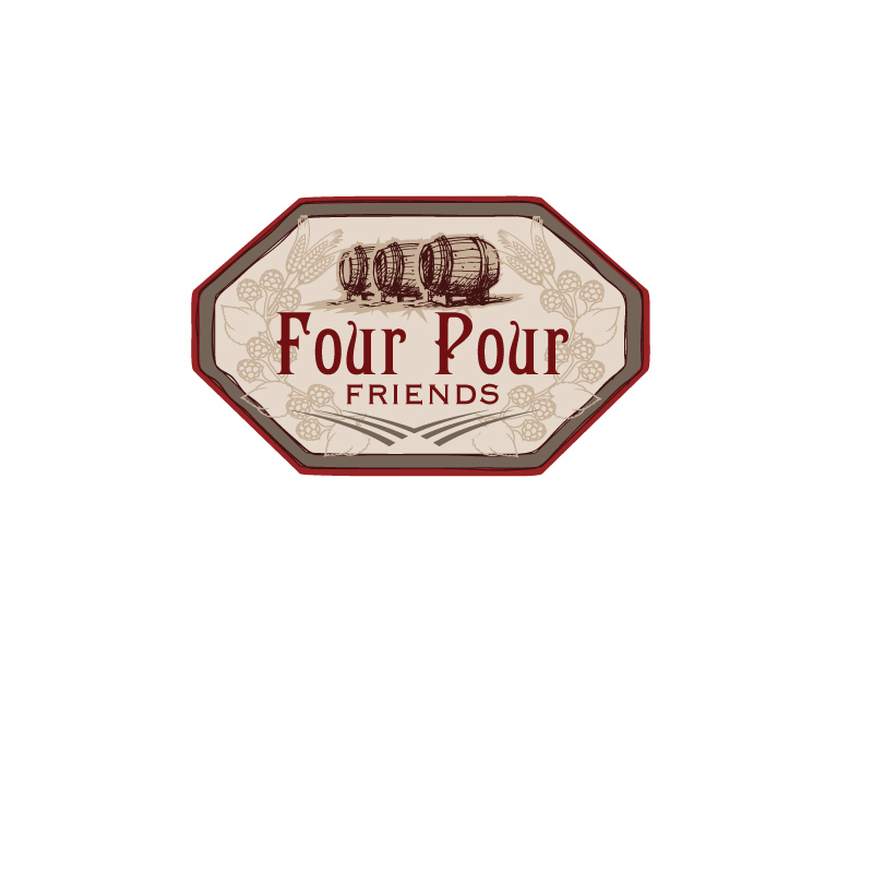Logo Design by instudio for Four Pour Friends | Design #3418298