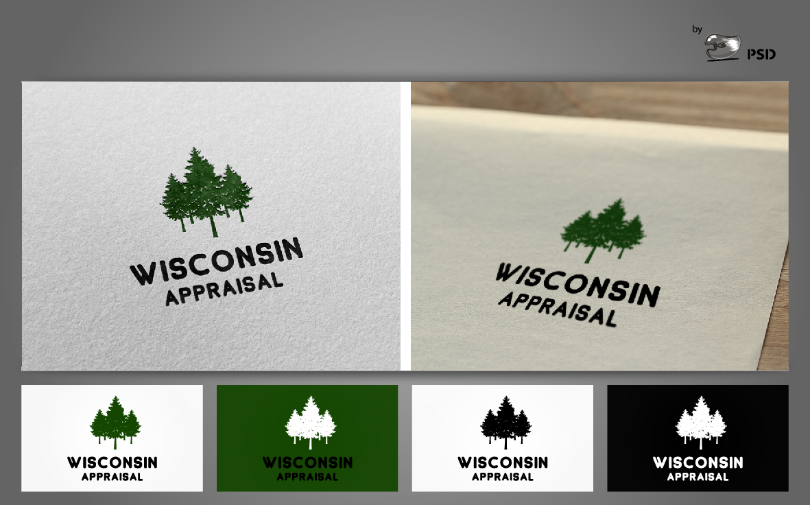 Logo Design by byPSD for Wisconsin Appraisal Services, Inc. | Design #3466483