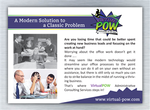 Postcard Design by Sbss for VirtualPOW | Design: #3437888