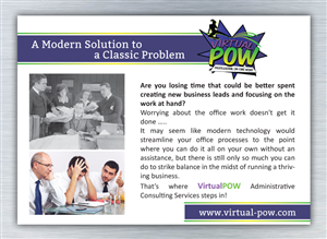 Postcard Design by Sbss for VirtualPOW | Design: #3437894