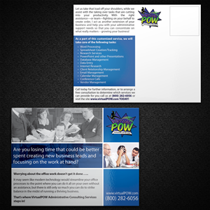 Postcard Design by Mon01 for VirtualPOW | Design: #3402630