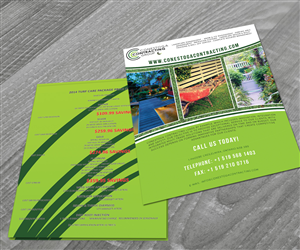 Brochure Design by j.doe for Conestoga Contracting Group Inc | Design: #3404167