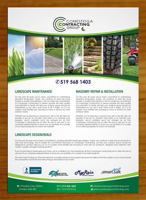 Brochure Design by Sbss for Conestoga Contracting Group Inc | Design: #3436855