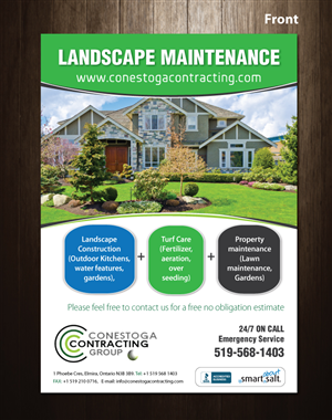 Brochure Design by meet007 for Conestoga Contracting Group Inc | Design: #3407655
