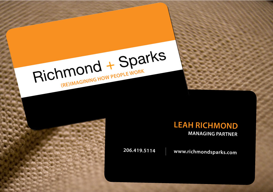 Business Card Design by Elkana Letting for Richmond + Sparks | Design #3530013