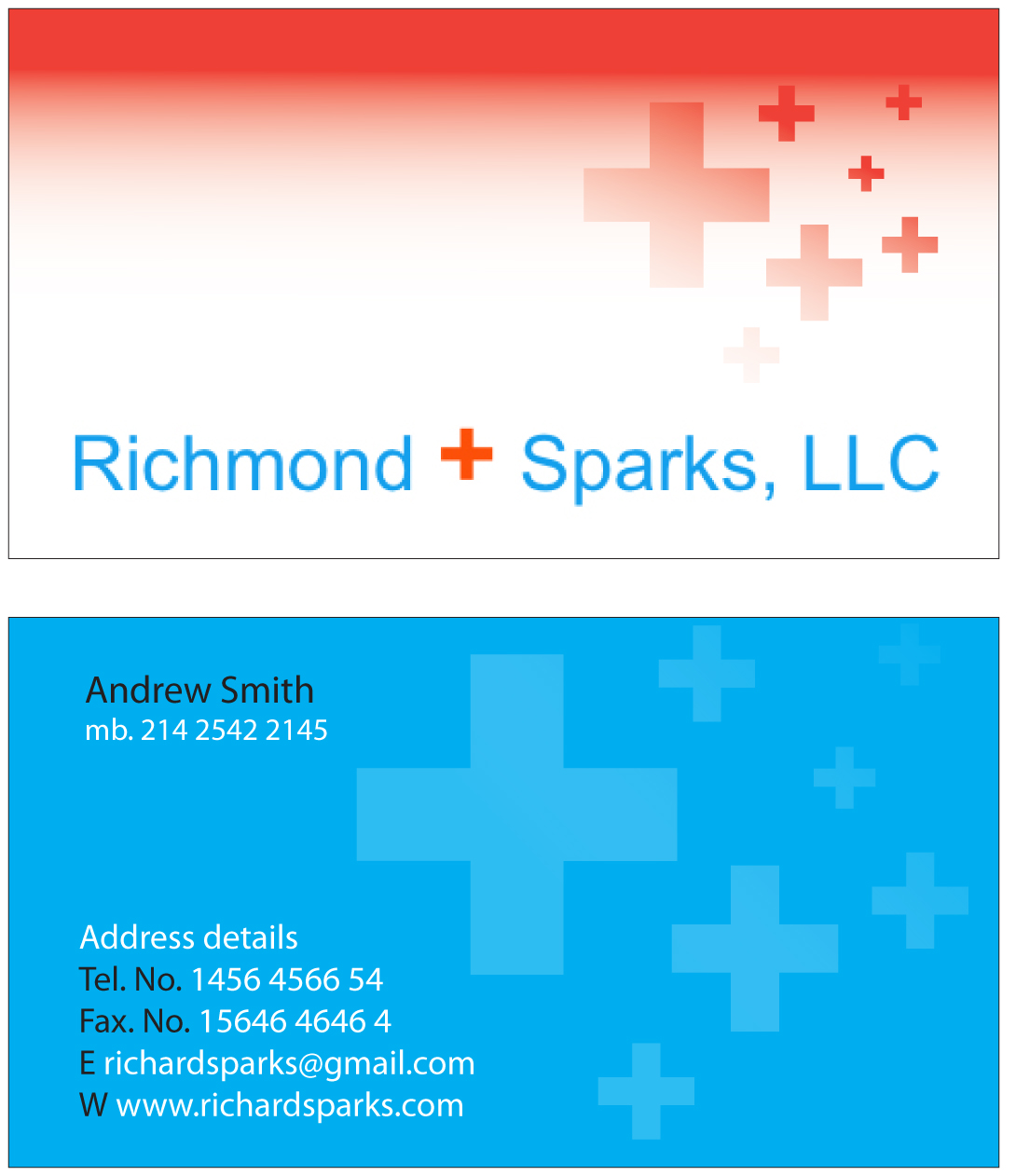 Business Card Design by CanDoDesign for Richmond + Sparks | Design #3403656