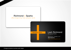 Business Card Design by disign for Richmond + Sparks | Design #3536515