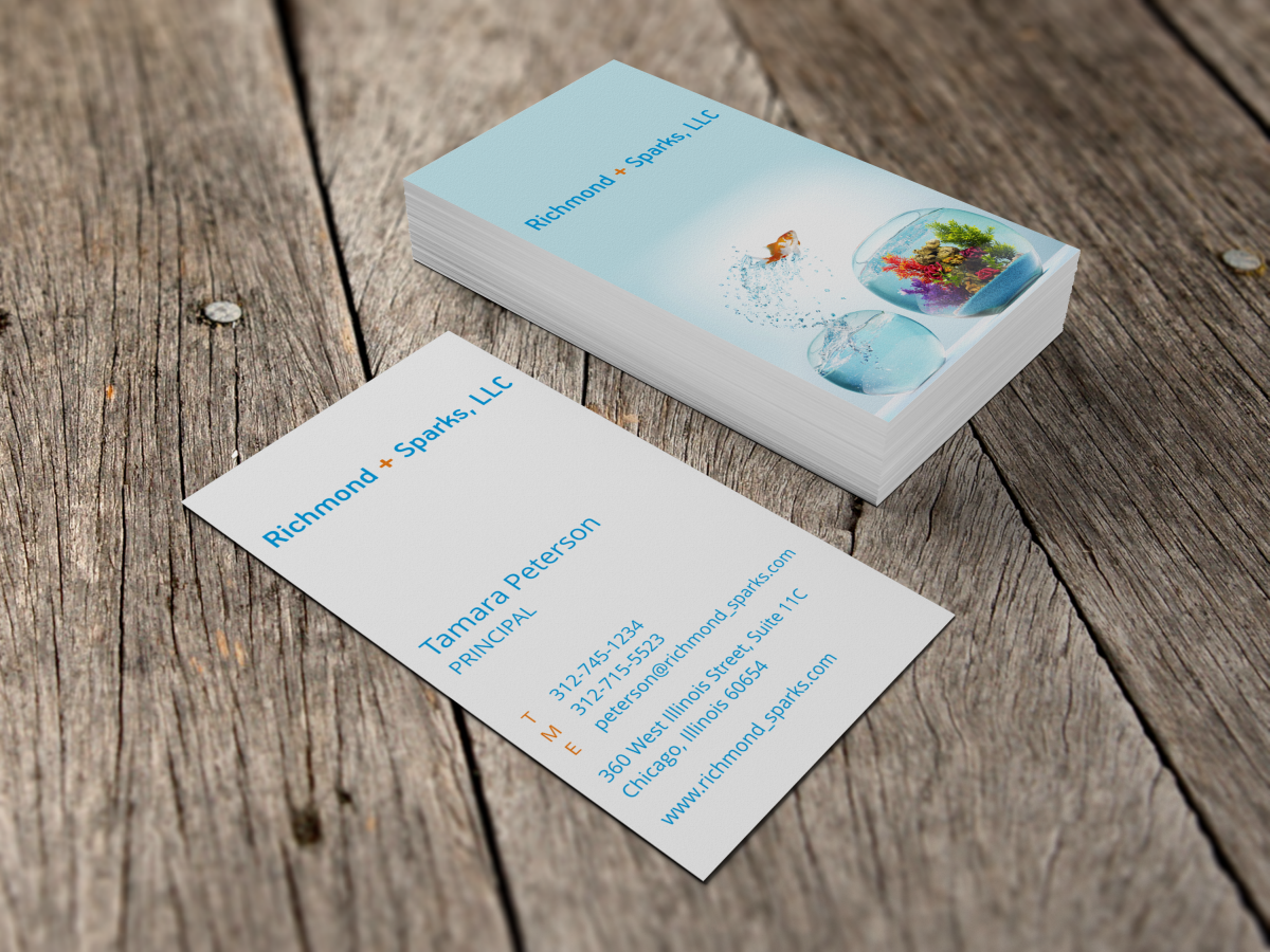 Business Card Design by HYPdesign for Richmond + Sparks | Design #3430183
