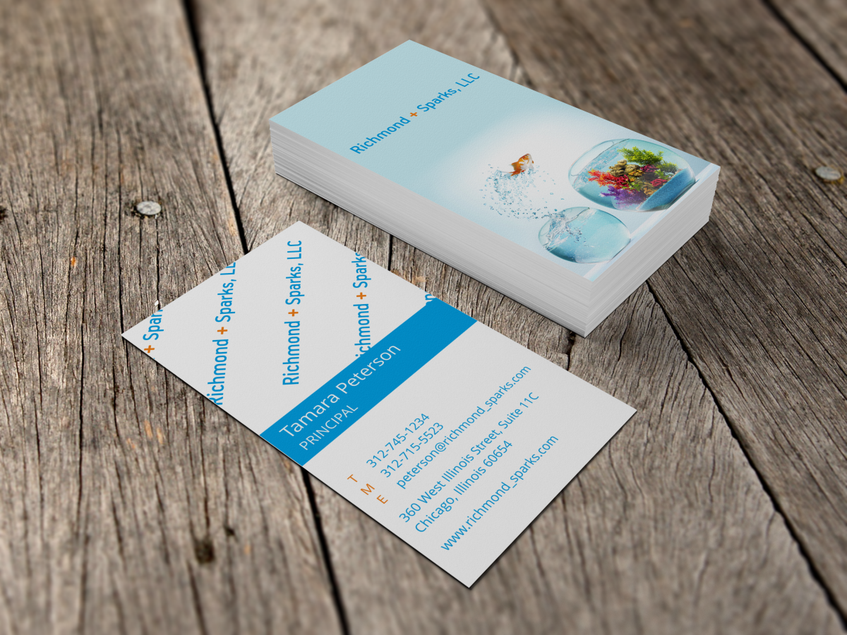Business Card Design by HYPdesign for Richmond + Sparks | Design #3430185