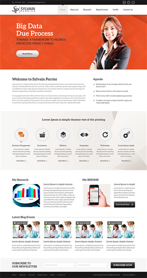Diseño Wordpress por Mayank Patel para este proyecto | Diseño: #3435786