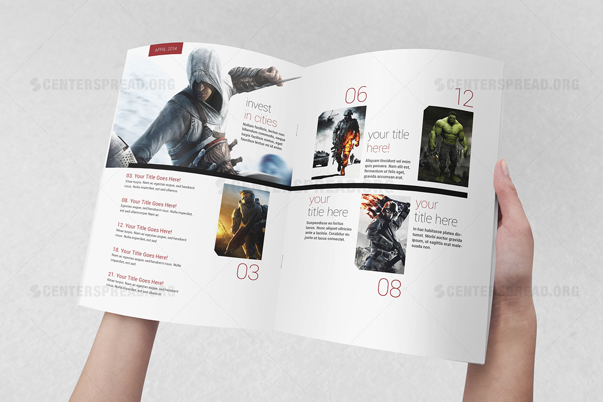 Design de Revue par CENTERSPREAD pour SR-Design | Design #3505104