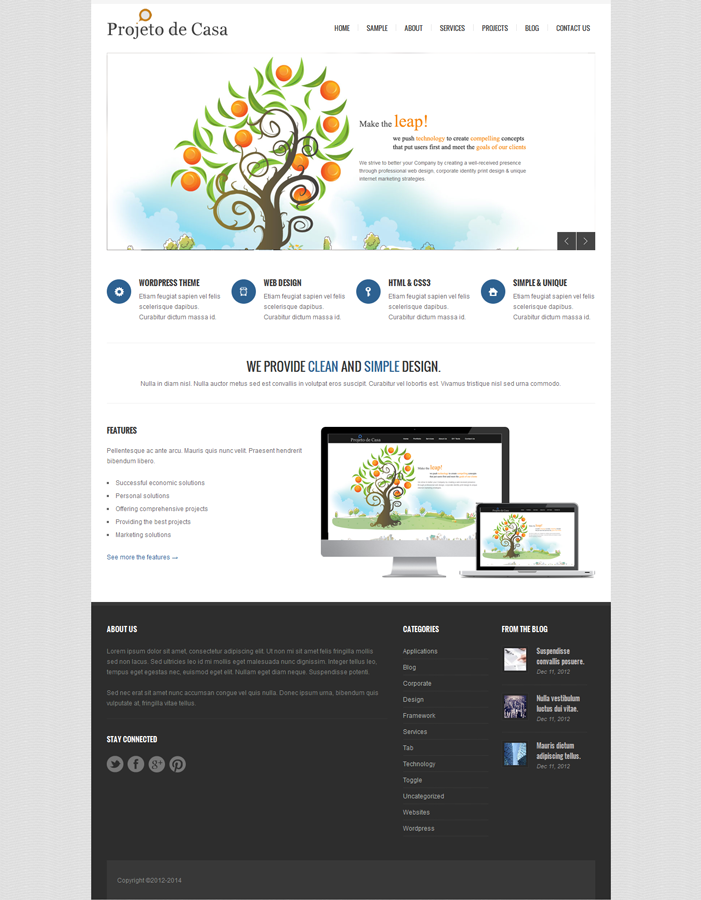 Diseño de Página de Aterrizaje por Projeto de Casa para Local Biz | Diseño #3425752