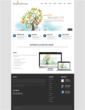 Landing Page Design by Projeto de Casa