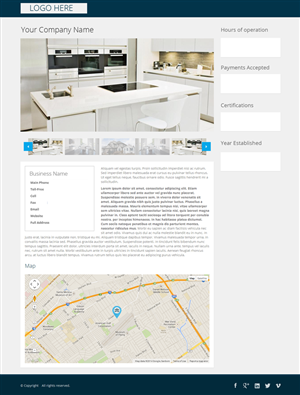 Diseño de Página de Aterrizaje por Projeto de Casa para Local Biz | Diseño #3430401