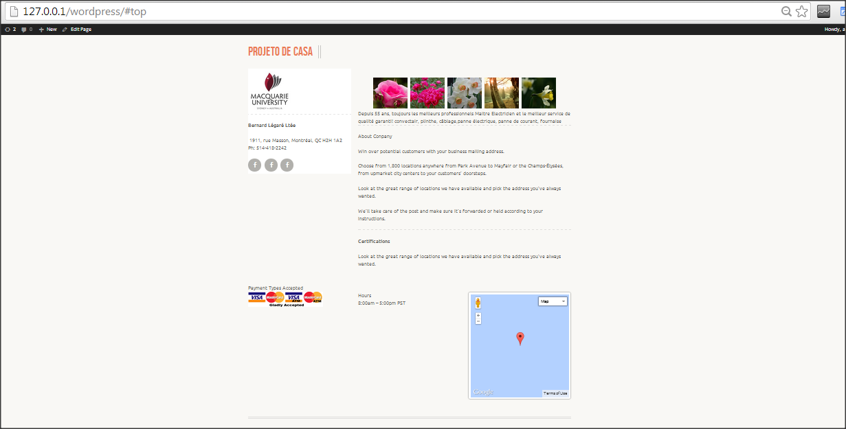 Landing Page Design by Projeto de Casa for Local Biz | Design #3452622