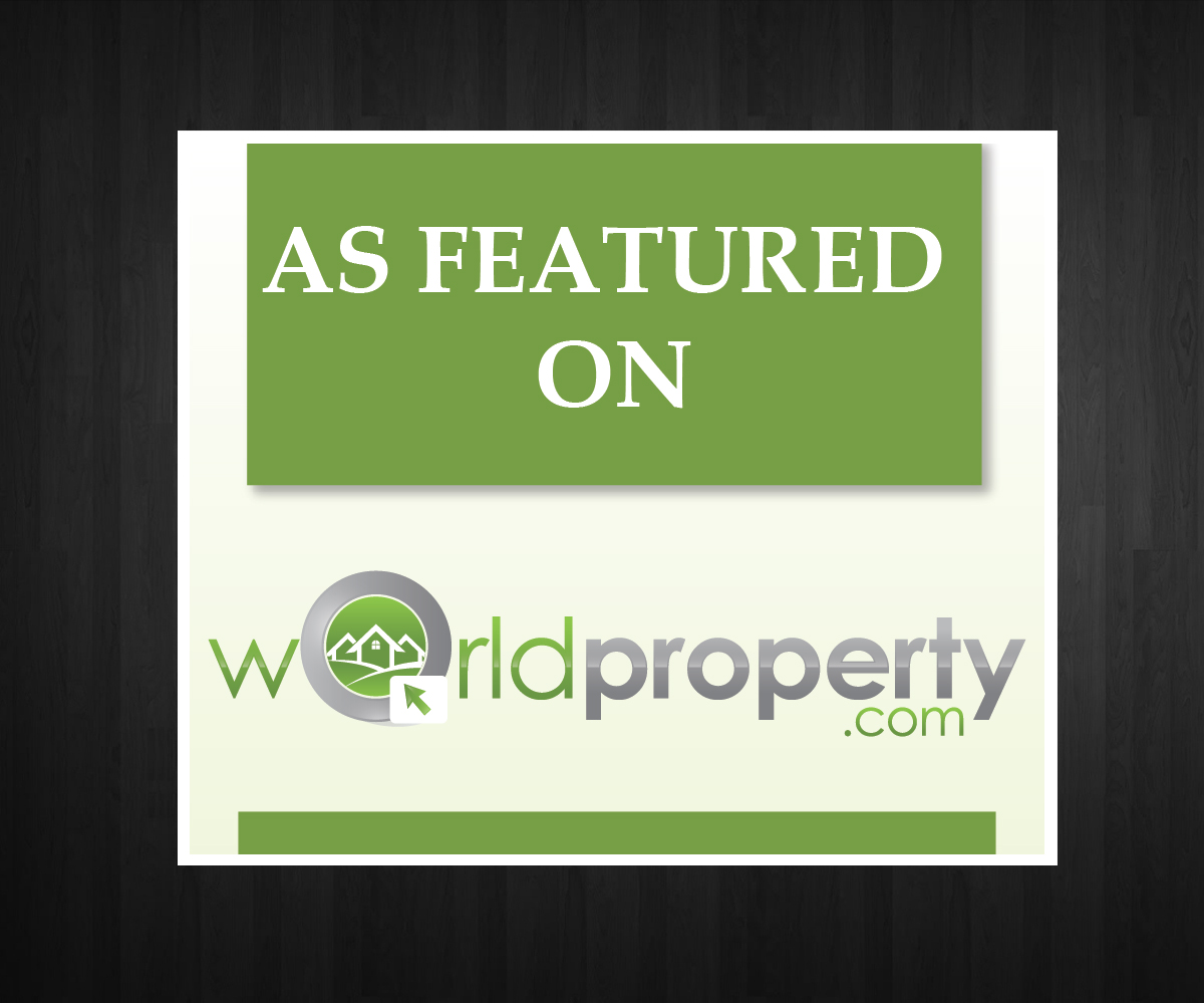 Sticker Design by Anna  for worldproperty.com | Design #3457375