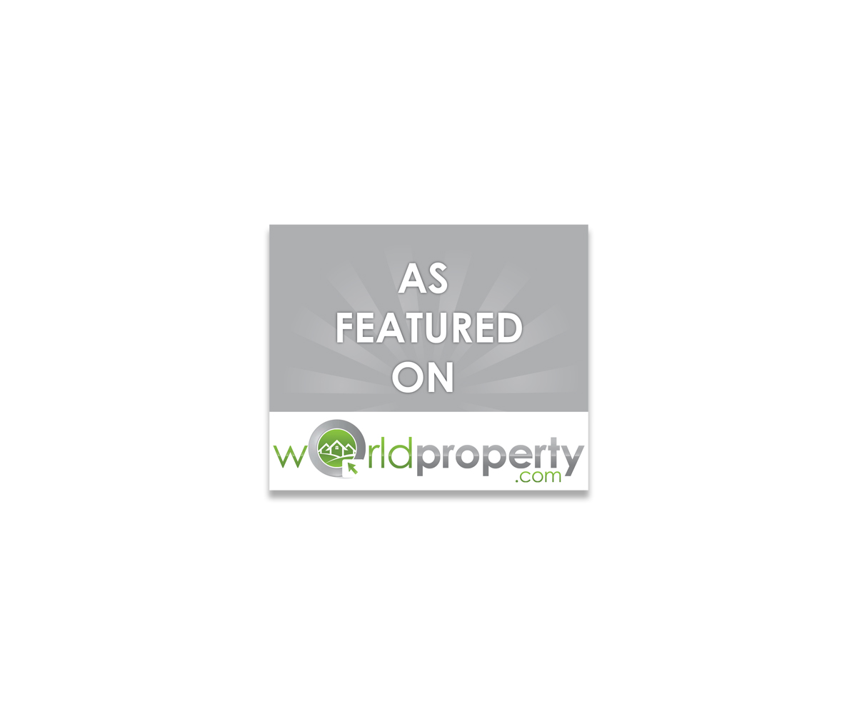 Sticker Design by erpin for worldproperty.com | Design #3548140