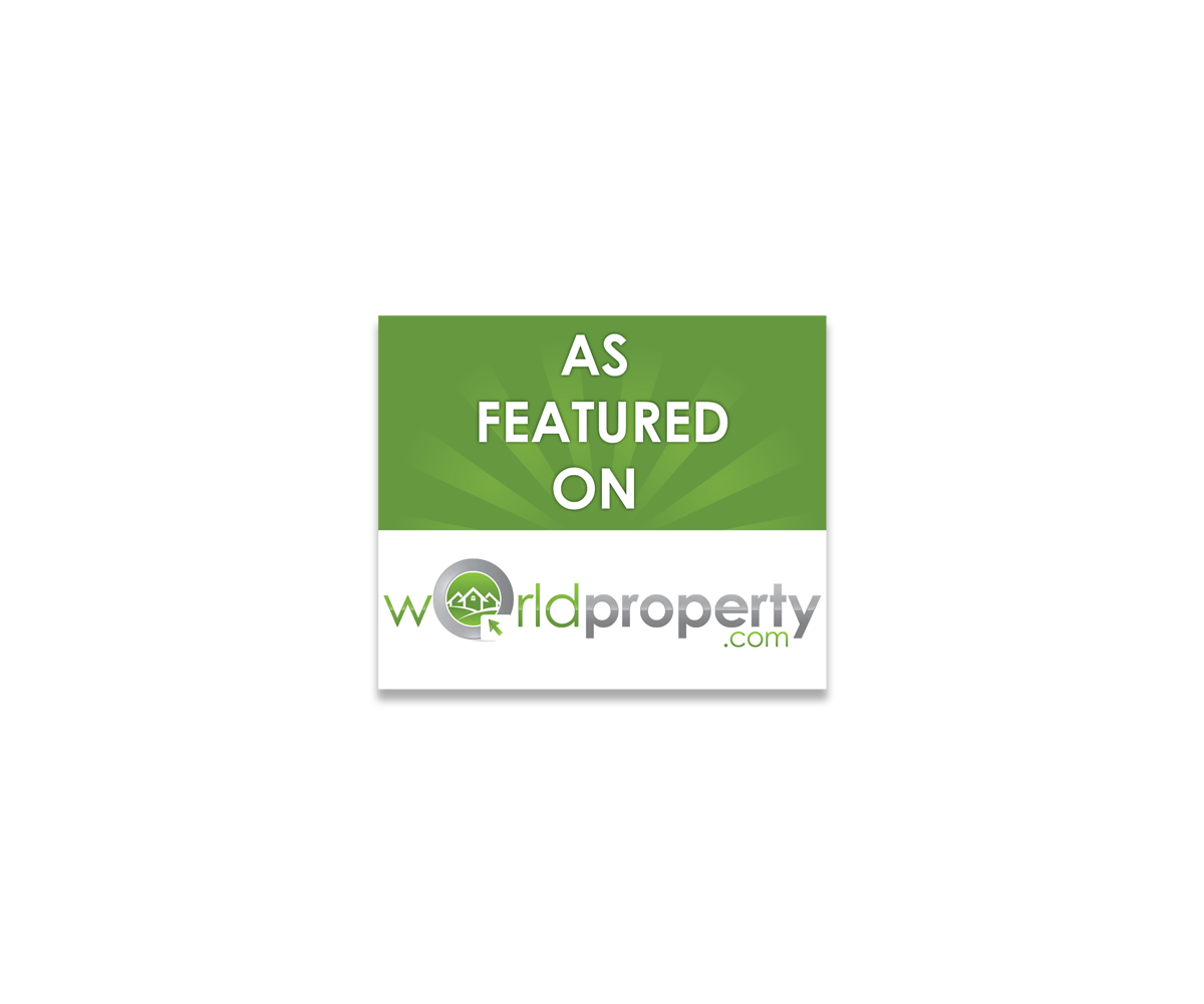 Sticker Design by erpin for worldproperty.com | Design #3548358