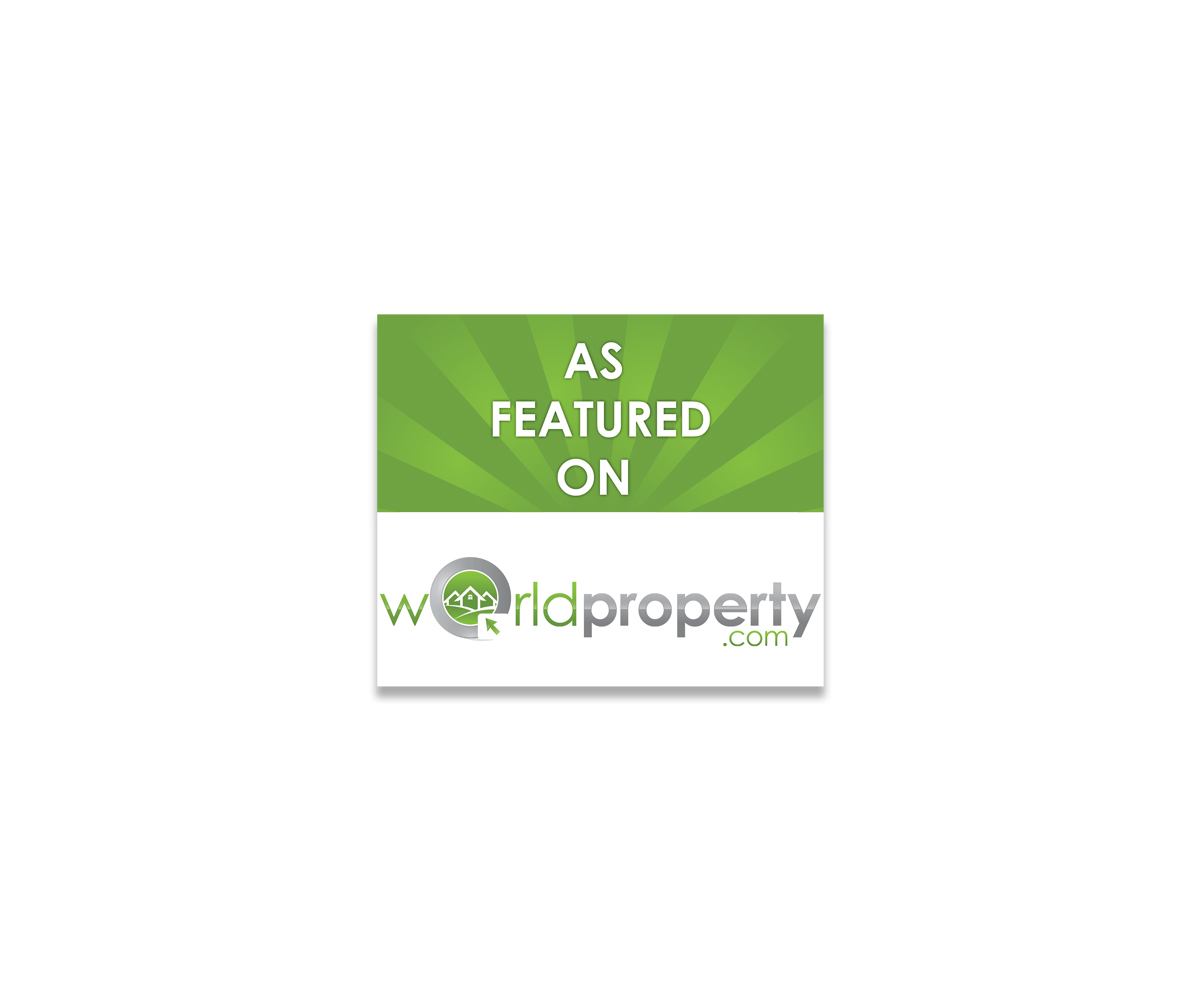 Sticker Design by erpin for worldproperty.com | Design #3548444