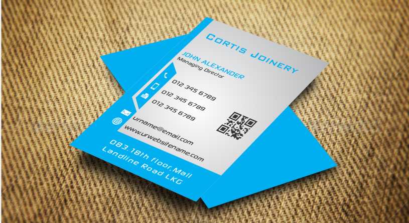 Visitenkarten-Design von AwsomeD für Cortis Joinery | Design #3410928