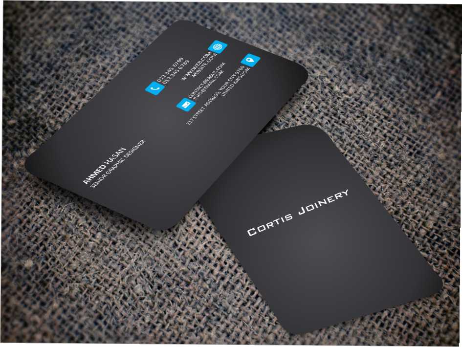 Visitenkarten-Design von AwsomeD für Cortis Joinery | Design #3410929