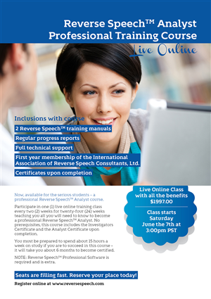 Flyer Design by Boss Designs for Reverse Speech Pty. Ltd. | Design: #3429426