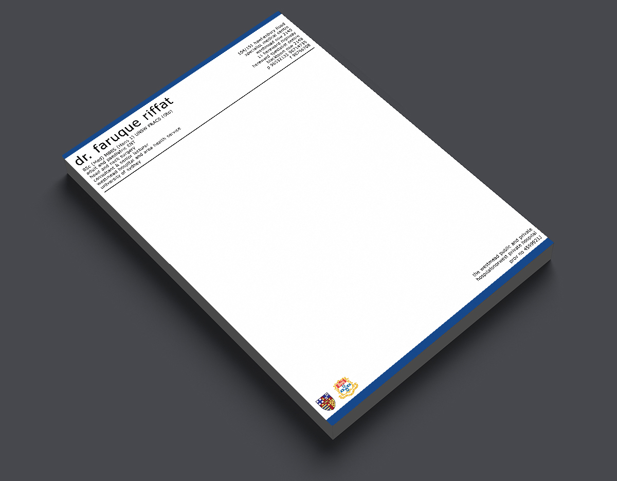 Letterhead Design by Armin Shohrati for this project | Design #3446430