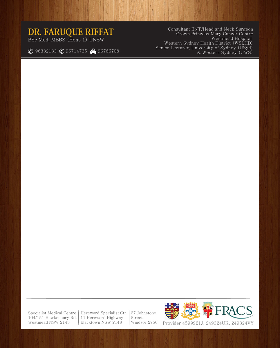 Letterhead Design by harmi_199 for this project | Design #3408909