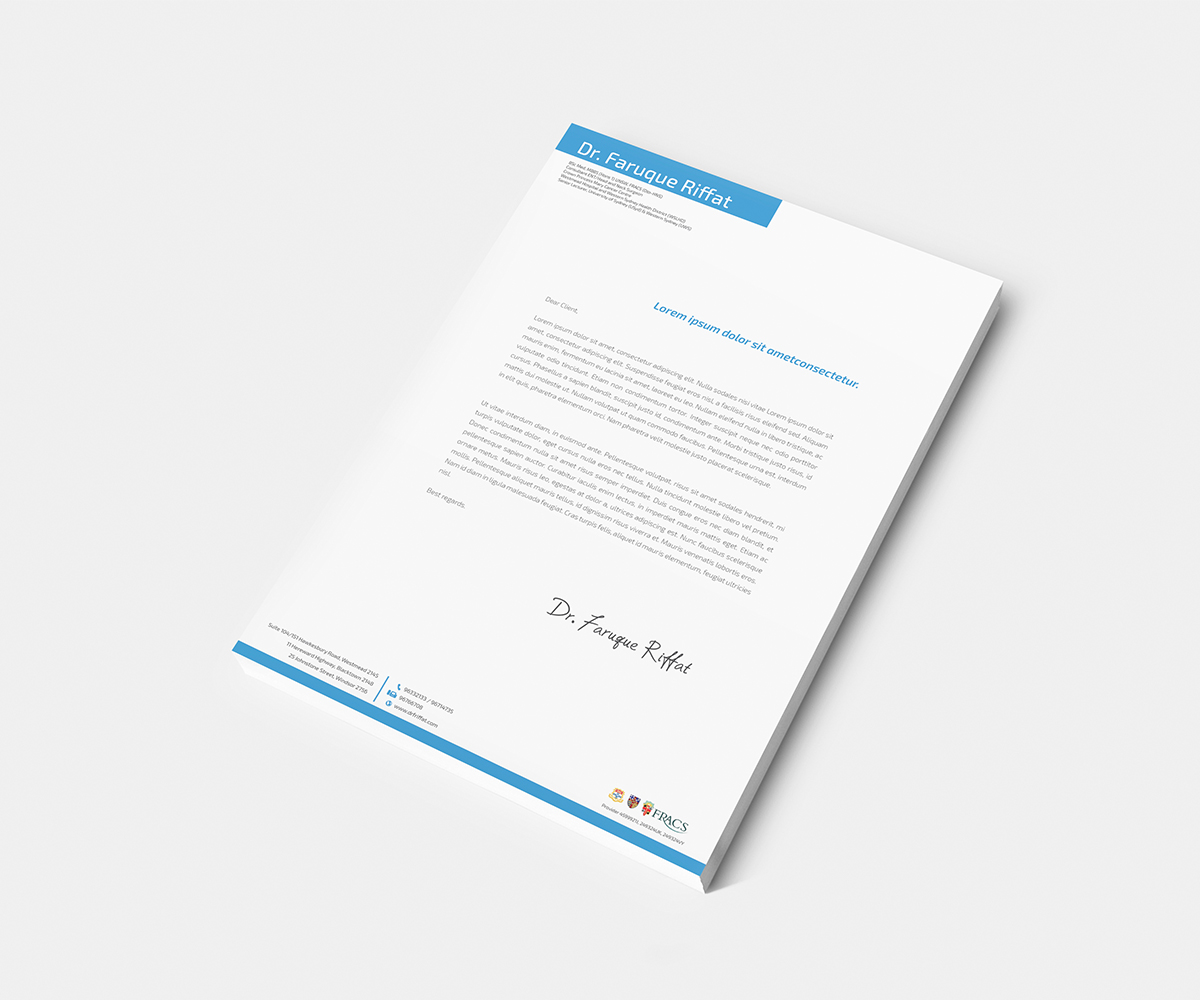 Letterhead Design by Owtee-TheDreamer. for this project | Design #3439526