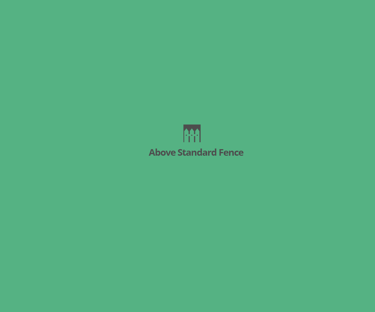 Logo Design by Seamus Radu for Above Standard Fence | Design #3428626