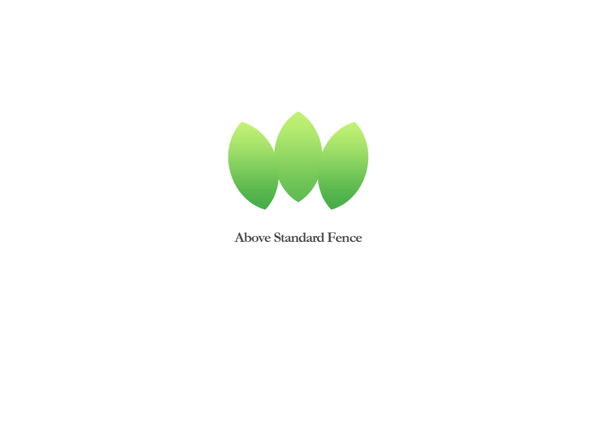 Logo Design by Seamus Radu for Above Standard Fence | Design #3430957