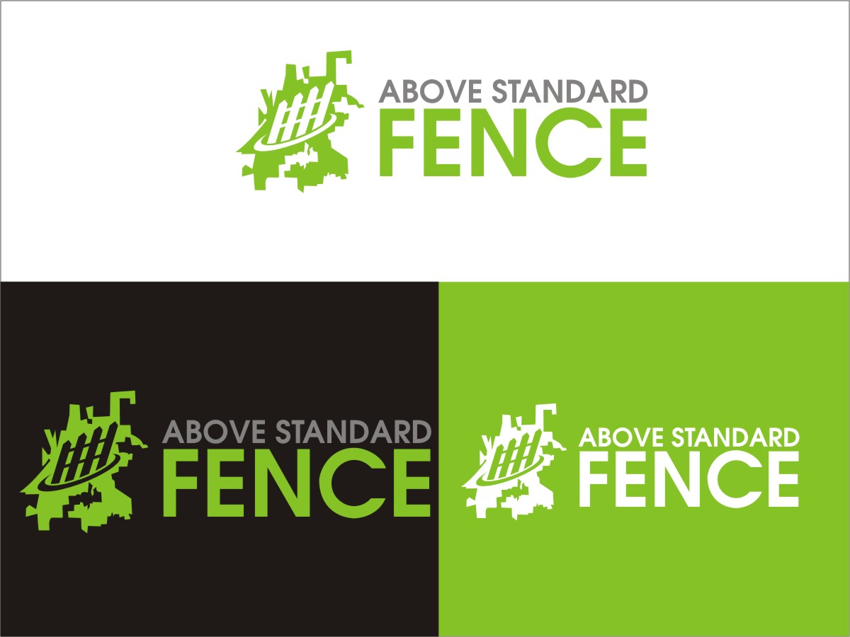 Logo Design by Actives for Above Standard Fence | Design #3434856