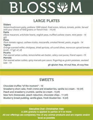Menu Design by CaseyIrene