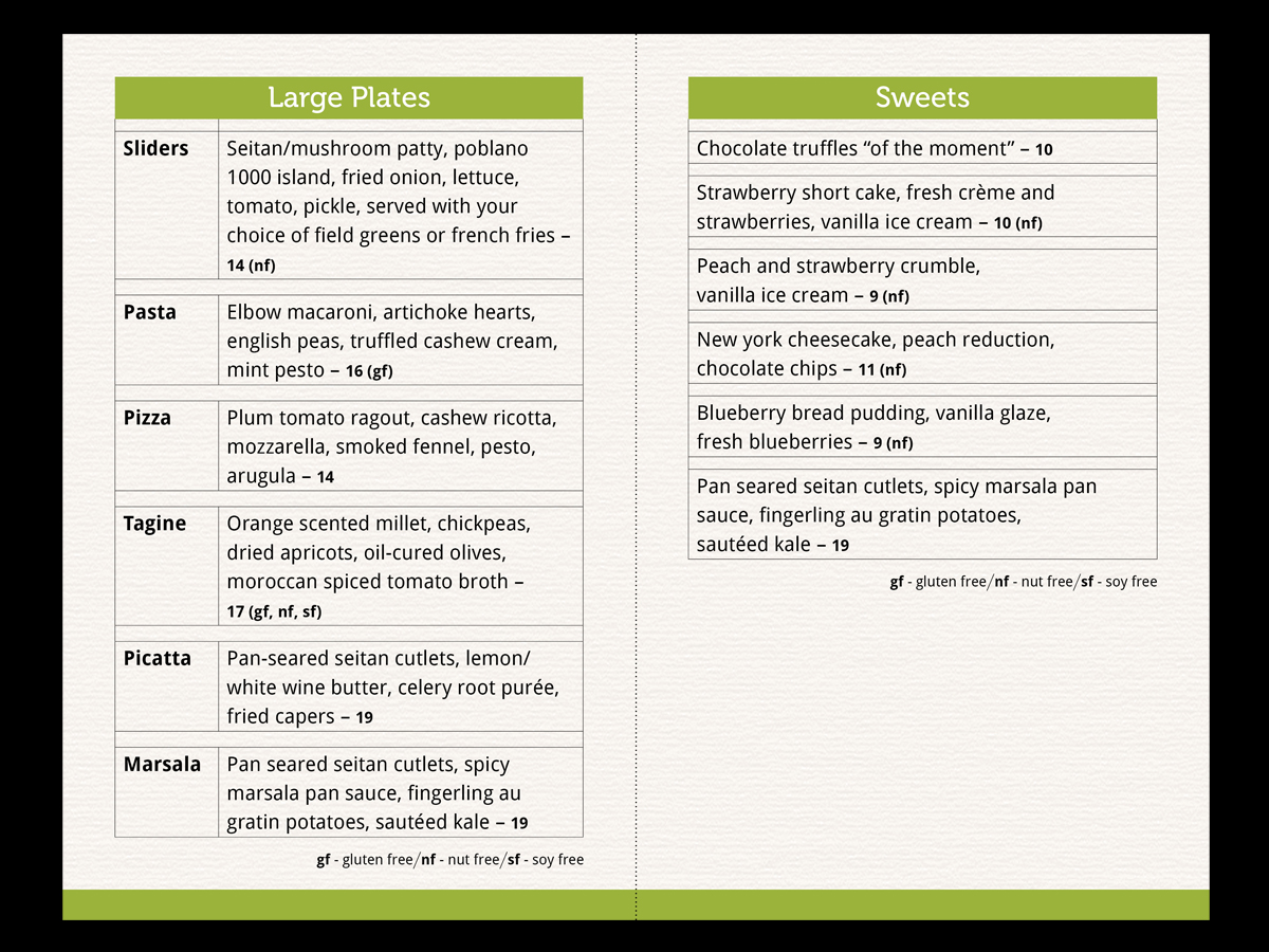 Design de Menu par chawije pour ce projet | Design #3425939