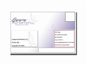 Postcard Design by rafaelenmanuel2 for Engaging Alzheimer''s LLC | Design: #3458746