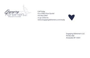 Postcard Design by sulmax for Engaging Alzheimer''s LLC | Design: #3459280