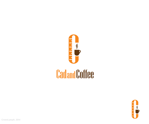 Cad and Coffee. | Logo Design by GreenLamp