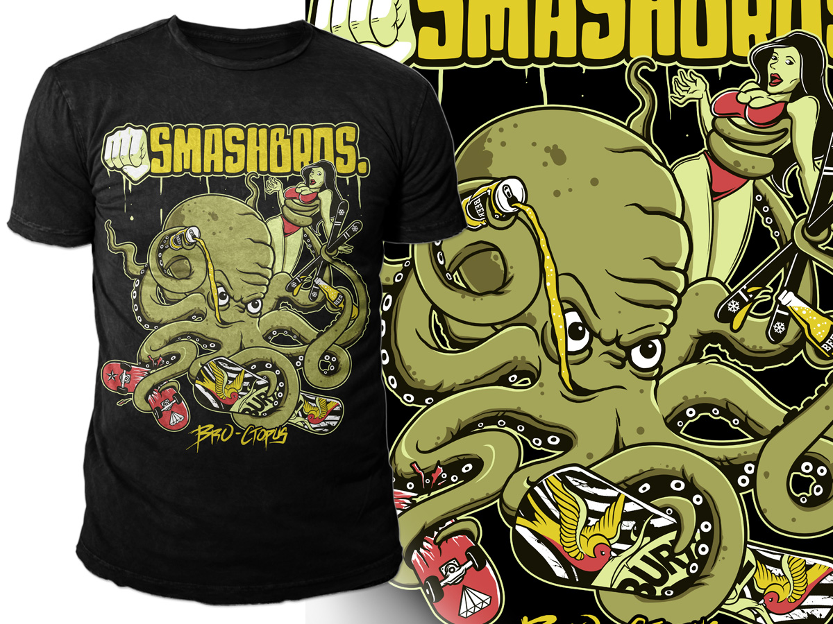 T-shirt Design by Mark Tutor for smashbros | Design #3497843