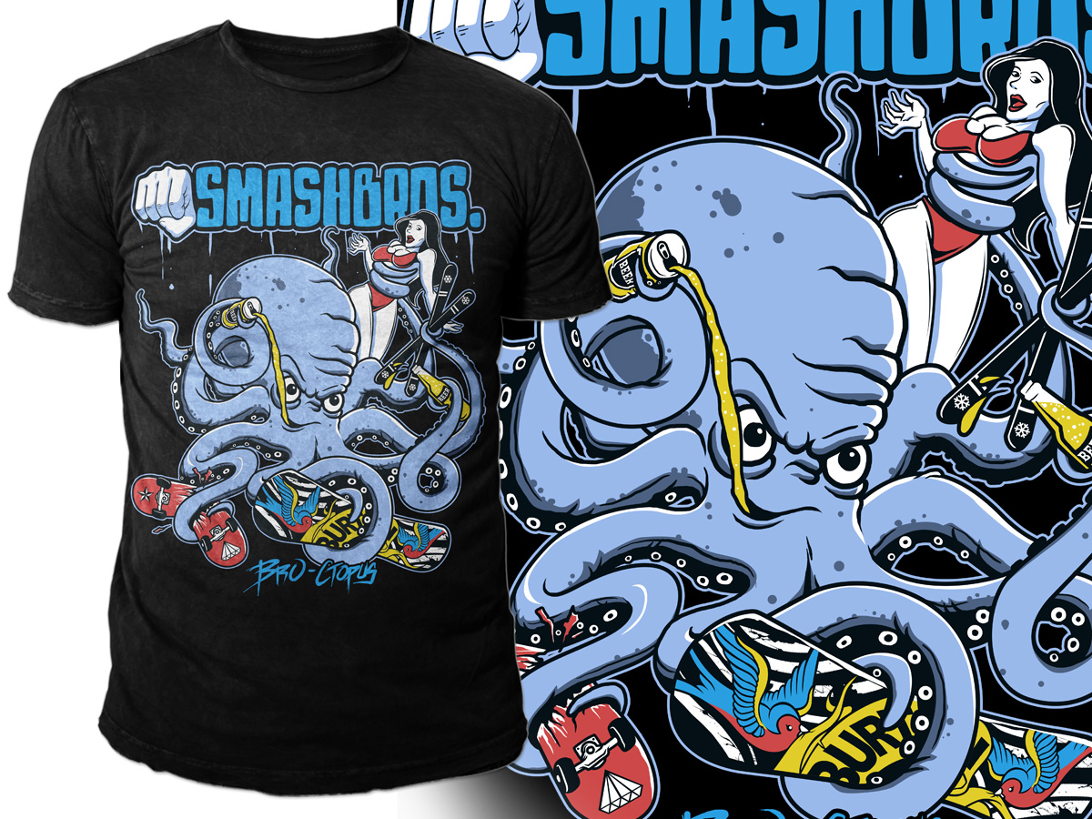 Diseño de Camiseta por Mark Tutor para smashbros | Diseño #3497909