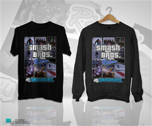 Smashbros Crew Shirt. | T-shirt Design by Aurelio III