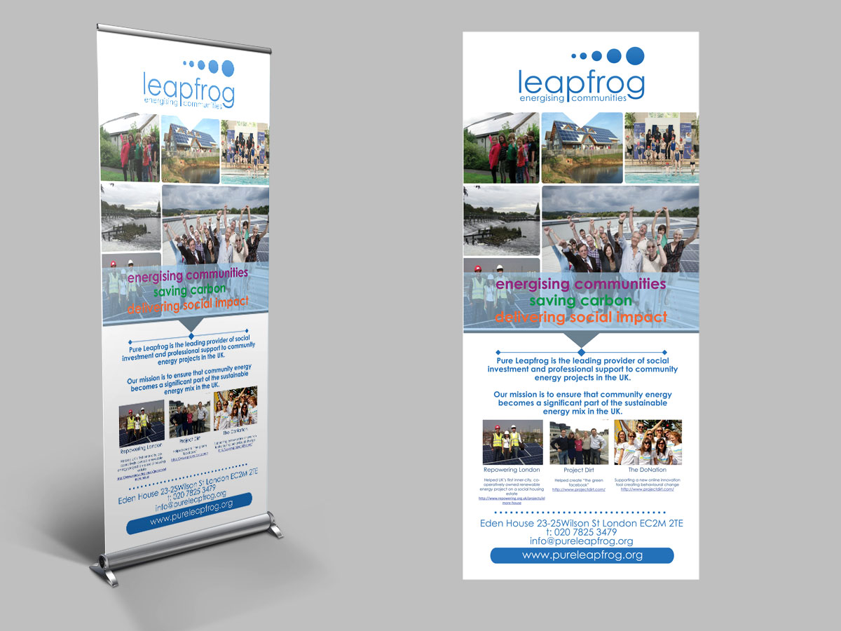 Schilder-Design von nurmania für Pure Leapfrog | Design #3416945