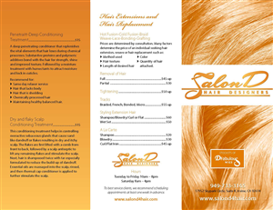 Broschüren-Design von Alby75 für Salon D | Design: #3447931