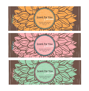 Handmade candle business in melbourne requiring assistance with designing classy labels | Label Design by Little Sofi