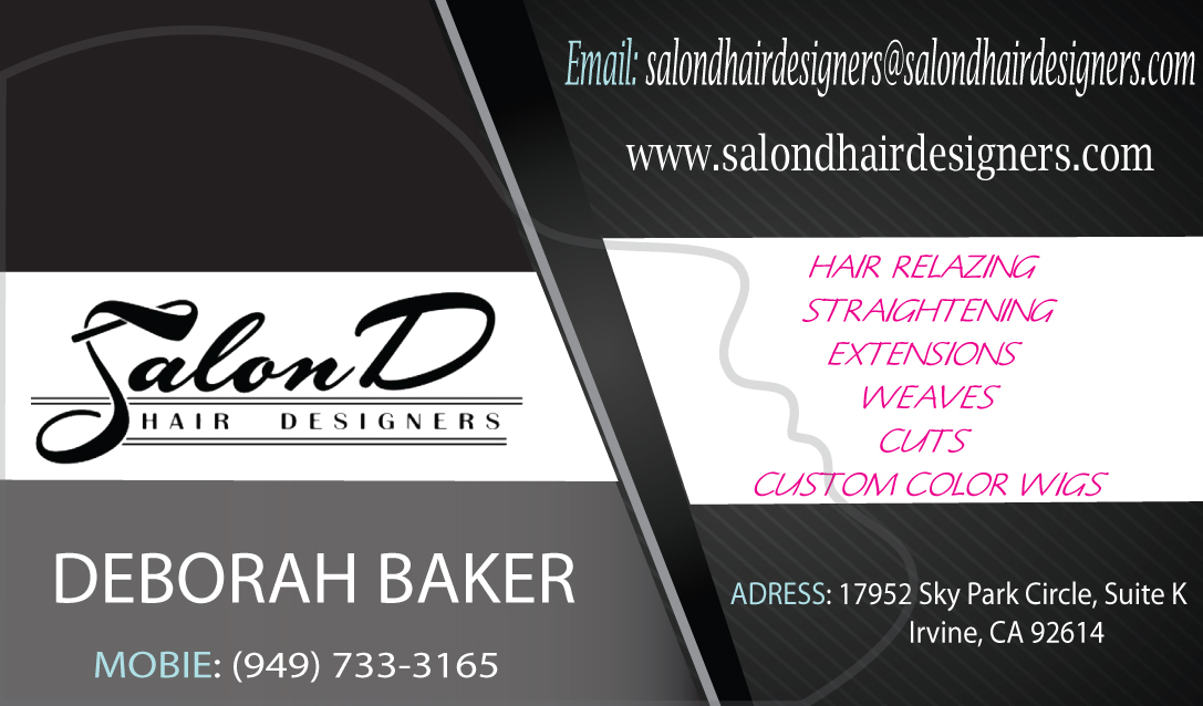 Business Card Design by shohan97 for Salon D | Design #3423626