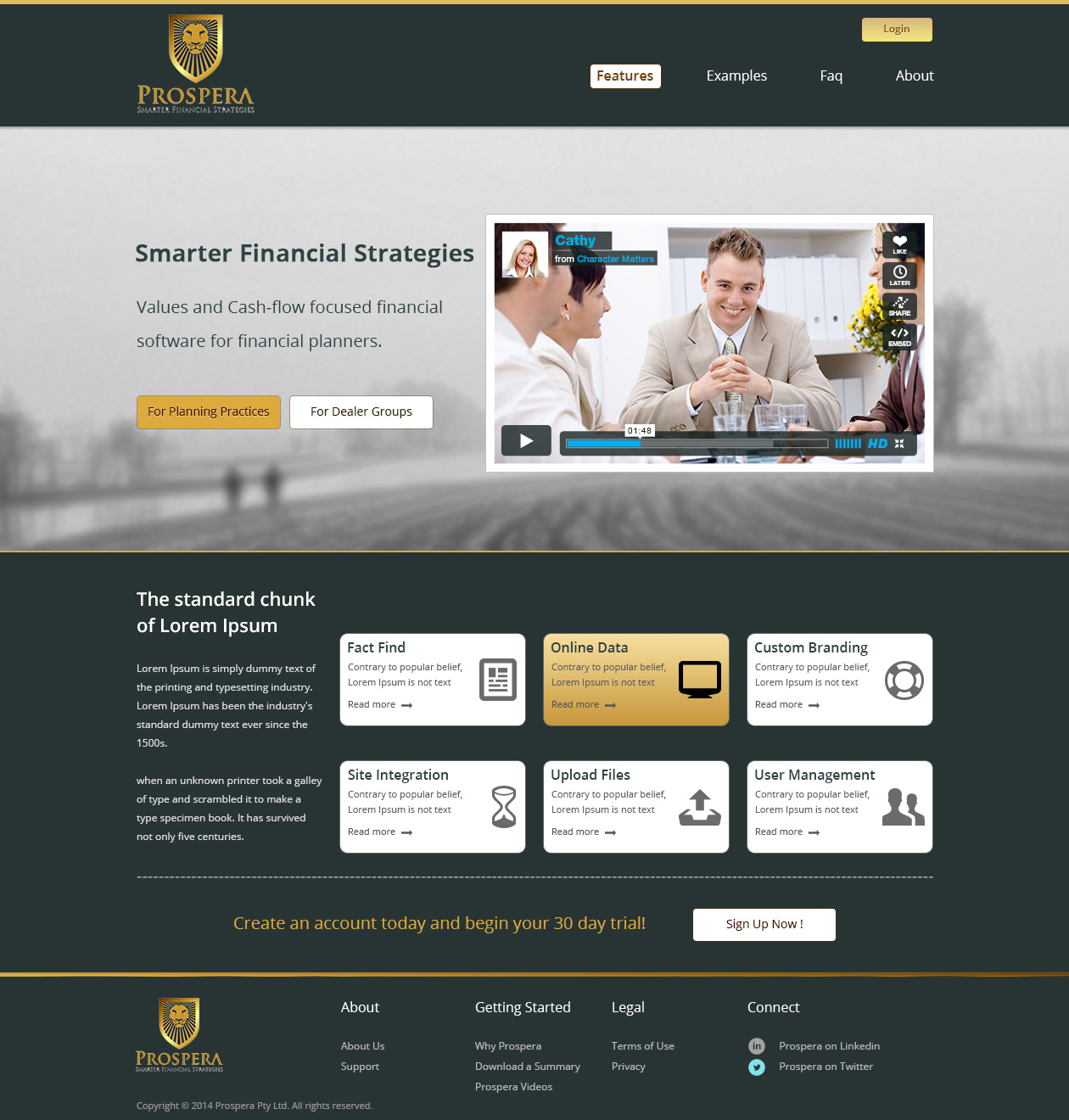Web Design par ThemeDesk Technology pour Prospera | Design #3426085